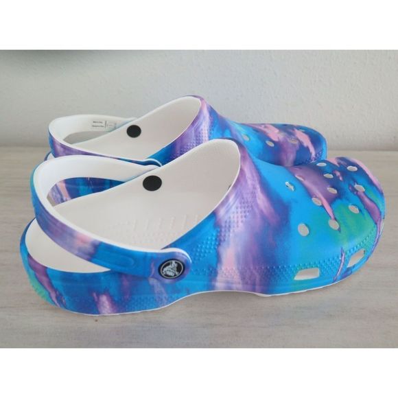 Crocs 206868-90H Men's Sz 8 Women's 10 Classic Out Of This World Slip-On Clogs - Picture 2 of 12